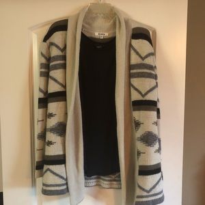 BB Dakota Sweaters - BB Dakota tribal print wool cardigan/sweater BB Dakota Sweaters - BB Dakota tribal print wool cardigan/sweater
